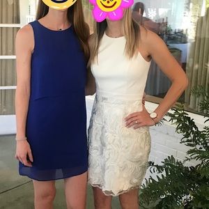 Vince Camuto White Halter Dress